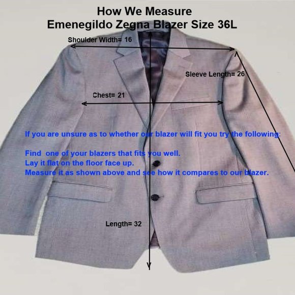 Emenegildo Zegna Men's 36L Solid Beige Blazer Sport Coat & Tie 10782 - Picture 5 of 9